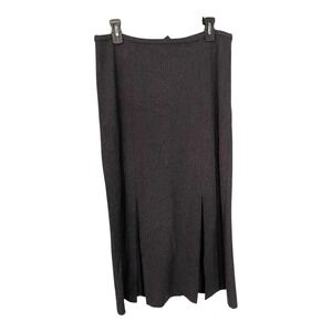 Vintage Norton McNaughton 8‎ Wool Blend Pleated Maxi Skirt Academia 90's Poly